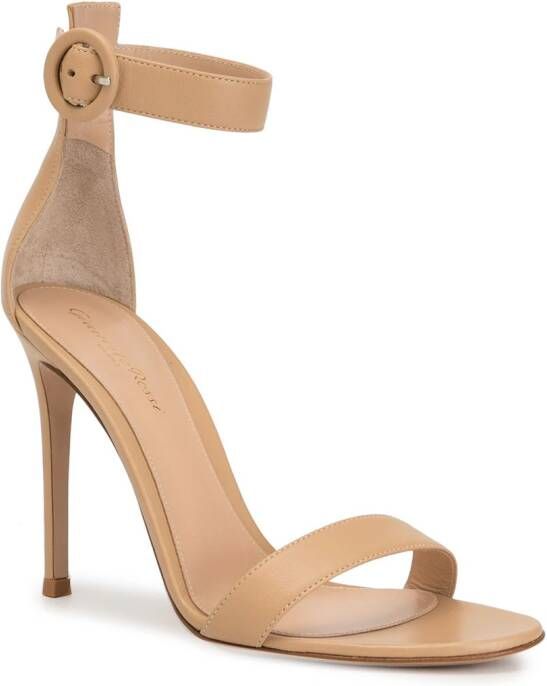 Gianvito Rossi ankle strap sandals Neutrals