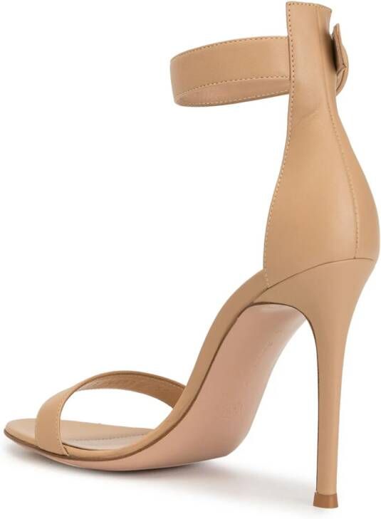 Gianvito Rossi ankle strap sandals Neutrals