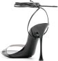 Gianvito Rossi Spice 100mm tie-fastening sandals Black - Thumbnail 3