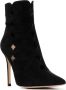 Gianvito Rossi Ariana 85mm cut-out suede boots Black - Thumbnail 2