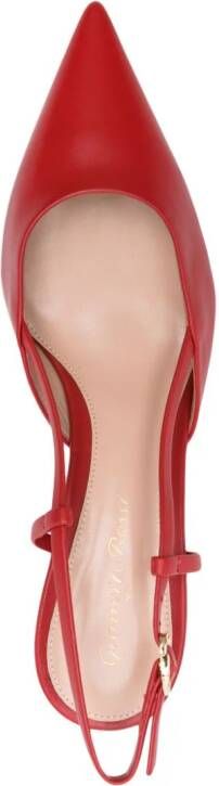 Gianvito Rossi Ascent 55mm slingback pumps Red
