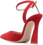 Gianvito Rossi Aura D'Orsay suede pumps Red - Thumbnail 3