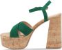Gianvito Rossi Bebe 120mm leather sandals Green - Thumbnail 3
