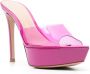 Gianvito Rossi Betty 125mm platform mules Pink - Thumbnail 2