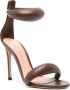 Gianvito Rossi Bijoux 100mm leather sandals Brown - Thumbnail 2