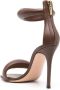 Gianvito Rossi Bijoux 100mm leather sandals Brown - Thumbnail 3