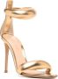 Gianvito Rossi Bijoux 100mm leather sandals Gold - Thumbnail 2