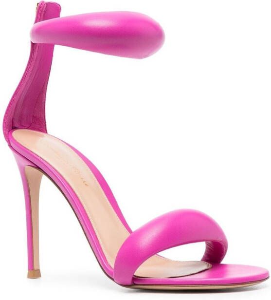 Gianvito Rossi Bijoux 105mm leather sandals Pink