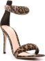 Gianvito Rossi Bijoux 105mm leopard-print sandals Brown - Thumbnail 2