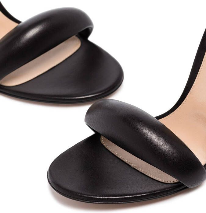 Gianvito Rossi Bijoux 105mm leather sandals Black