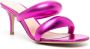 Gianvito Rossi Bijoux 80mm padded leather mules Pink - Thumbnail 2
