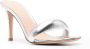 Gianvito Rossi Bijoux 85mm padded sandals Silver - Thumbnail 2