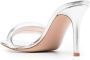 Gianvito Rossi Bijoux 85mm padded sandals Silver - Thumbnail 3