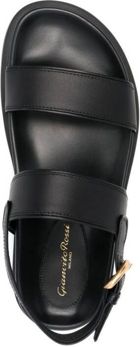 Gianvito Rossi Bilbao leather sandals Black