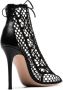 Gianvito Rossi black 105 net lace-up leather boots - Thumbnail 3