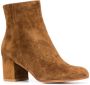 Gianvito Rossi block-heel ankle boots Brown - Thumbnail 2