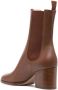 Gianvito Rossi block-heel leather Chelsea boots Brown - Thumbnail 3