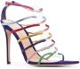 Gianvito Rossi Mirage 105mm crystal-embellished sandals Purple - Thumbnail 2