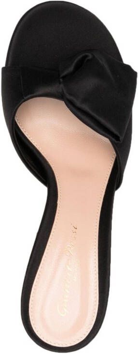 Gianvito Rossi bow-detail 90mm mules Black