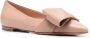 Gianvito Rossi bow-detail leather ballerina shoes Neutrals - Thumbnail 2