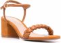 Gianvito Rossi braided-band open-toe sandals Brown - Thumbnail 2