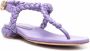 Gianvito Rossi braided-band open-toe sandals Purple - Thumbnail 2