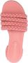 Gianvito Rossi braided-leather flat sandals Pink - Thumbnail 4