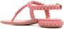 Gianvito Rossi Ravello leather flat sandals Pink - Thumbnail 3