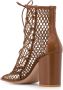 Gianvito Rossi caged high heel sandals Brown - Thumbnail 3