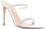 Gianvito Rossi Cannes 105mm leather sandals White - Thumbnail 2