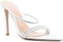 Gianvito Rossi Cannes 105mm suede sandals White - Thumbnail 2