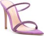 Gianvito Rossi Cannes 105mm suede sandals Purple - Thumbnail 2