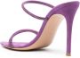Gianvito Rossi Cannes 105mm suede sandals Purple - Thumbnail 3