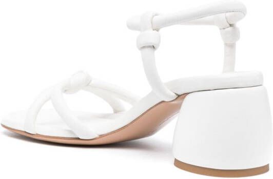 Gianvito Rossi Cassis 70mm leather sandals White