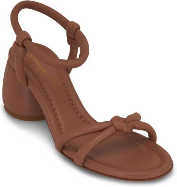 Gianvito Rossi Cassis leather sandals Brown