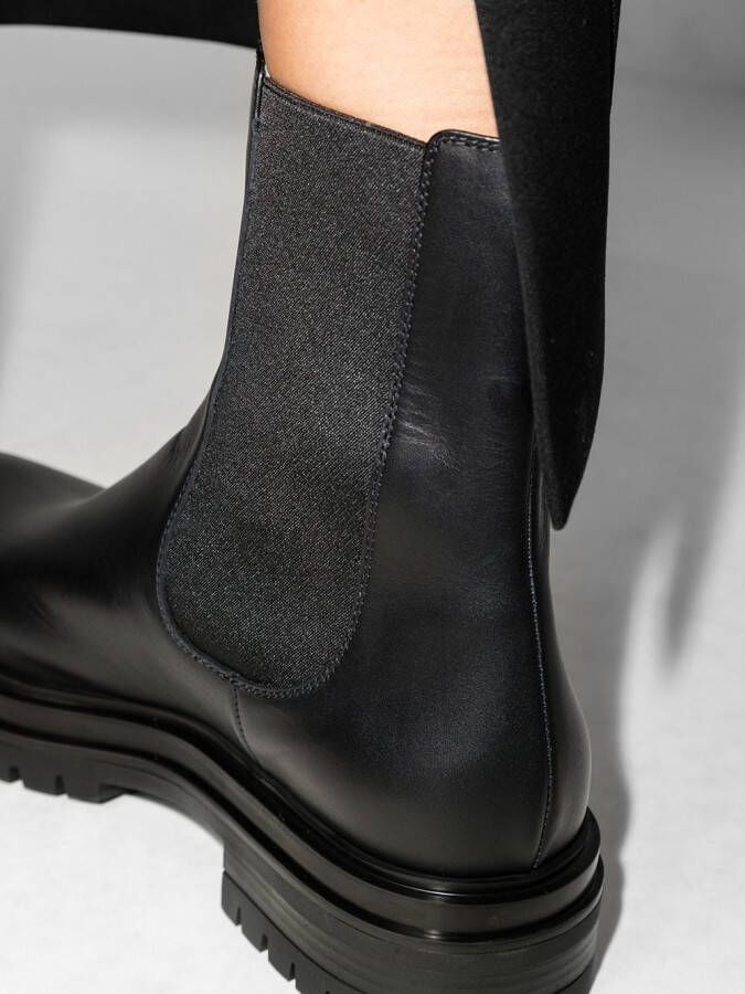 Gianvito Rossi Chester leather ankle boots Black