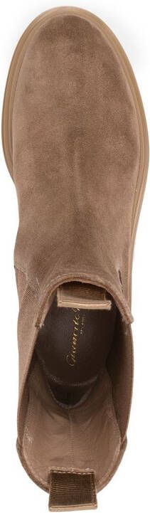 Gianvito Rossi Chester suede chelsea boots Brown