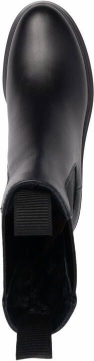 Gianvito Rossi chunky leather Chelsea boots Black
