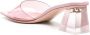 Gianvito Rossi Cosmic 55mm translucent mules Pink - Thumbnail 3
