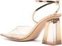 Gianvito Rossi Cosmic 85mm leather sandals Gold - Thumbnail 3