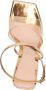 Gianvito Rossi Cosmic Sandal 90mm leather sandals Gold - Thumbnail 4