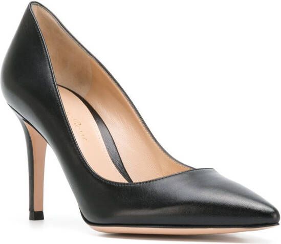 Gianvito Rossi Gianvito 85mm leather pumps Black