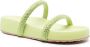 Gianvito Rossi Croissette double-strap crystal-embellished sandals Green - Thumbnail 2