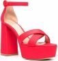 Gianvito Rossi crossover-strap sandals Red - Thumbnail 2