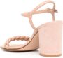 Gianvito Rossi Cruz 85mm braided sandals Pink - Thumbnail 3