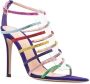 Gianvito Rossi crystal-embellished 105mm sandals Blue - Thumbnail 2