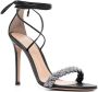 Gianvito Rossi crystal-embellished 110 heeled sandals Black - Thumbnail 2
