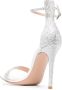 Gianvito Rossi crystal-embellished 110mm sandals White - Thumbnail 3