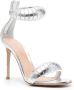 Gianvito Rossi crystal-embellished metallic sandals Silver - Thumbnail 2