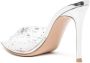 Gianvito Rossi crystal-embellished transparent mules Silver - Thumbnail 3
